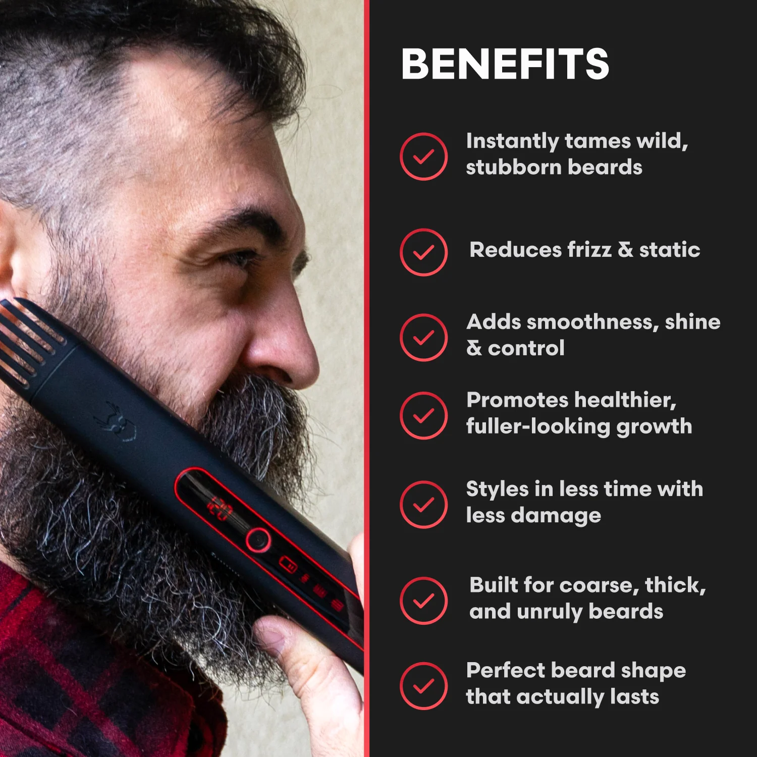 Carbon X Pro | Beard Straightener - Image 4