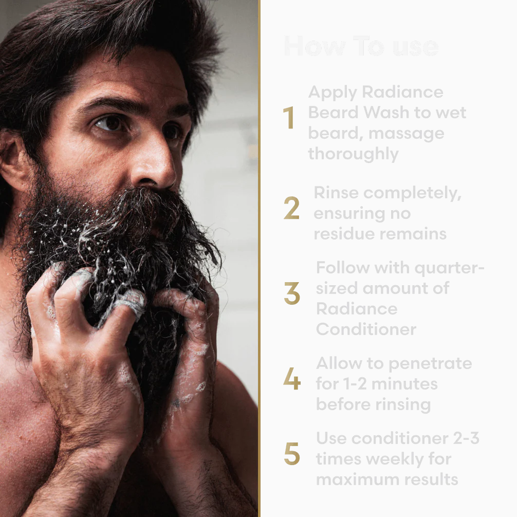 Radiance Beard Wash & Conditioner Bundle - Image 4