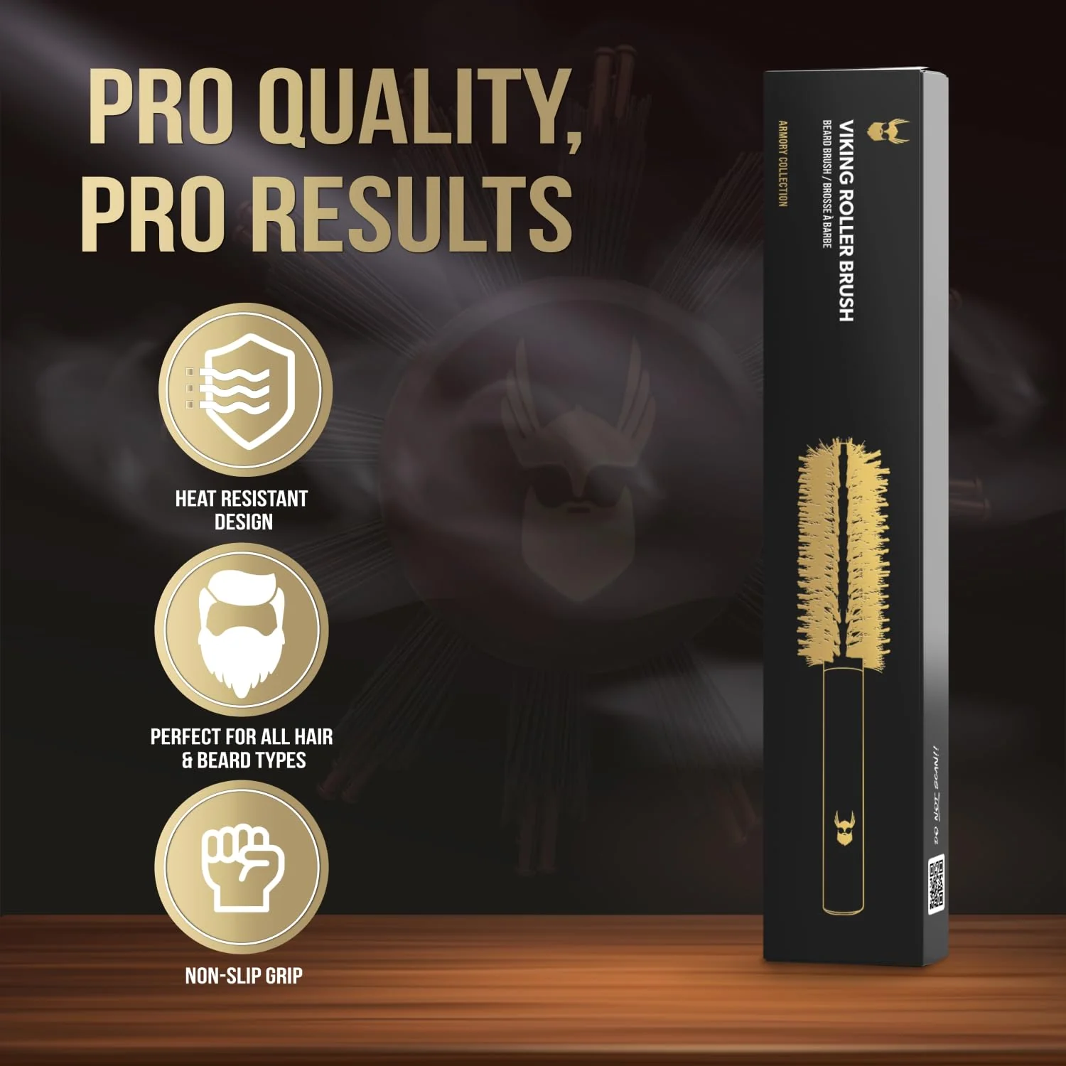 Viking Roller Beard Brush - Image 5