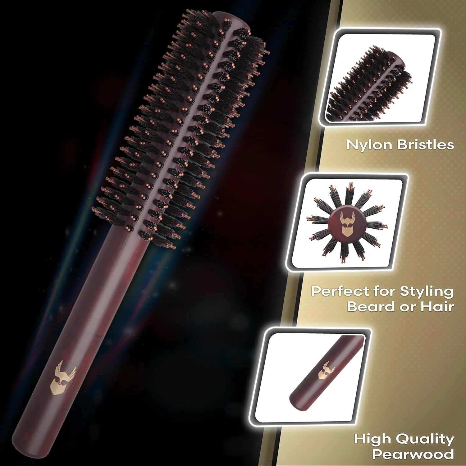 Viking Roller Beard Brush - Image 6