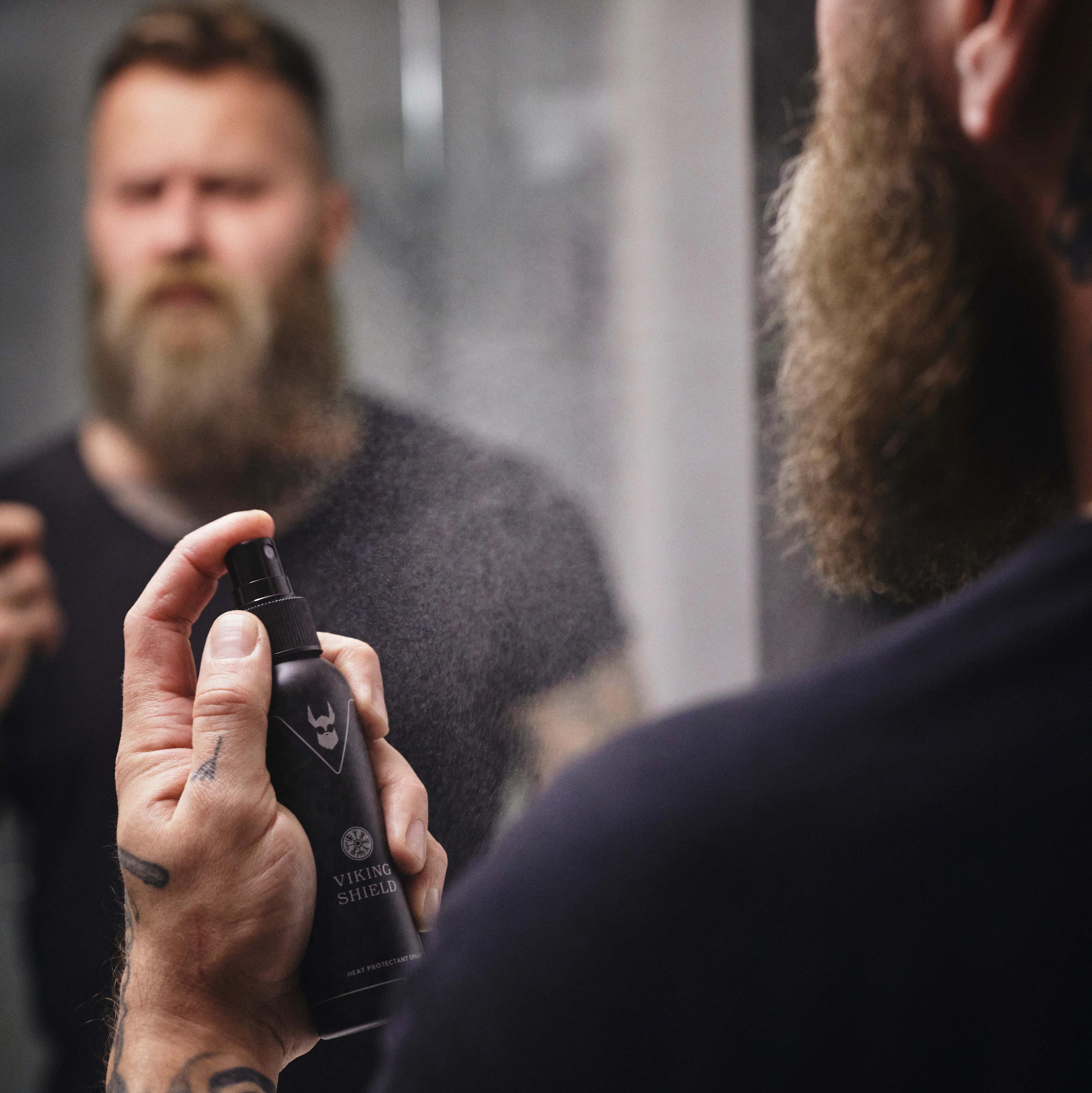 Viking Shield Beard & Hair Heat Protectant Spray - Image 3